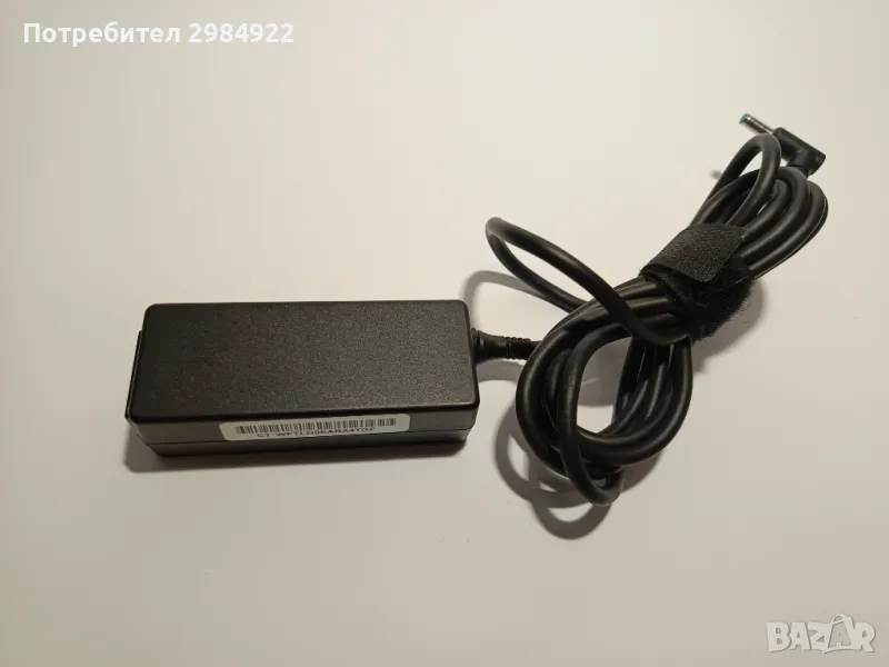РАЗПРОДАЖБА Зарядно за лаптоп HP HSTNNDA40 19,5V 2.31A 45W (4.5x3.0 pin) blue tip син връх НАМАЛЕНИЕ, снимка 1