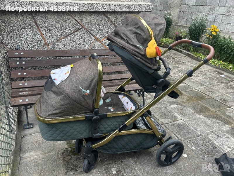 Бебешка количка за породени или близнаци, снимка 1