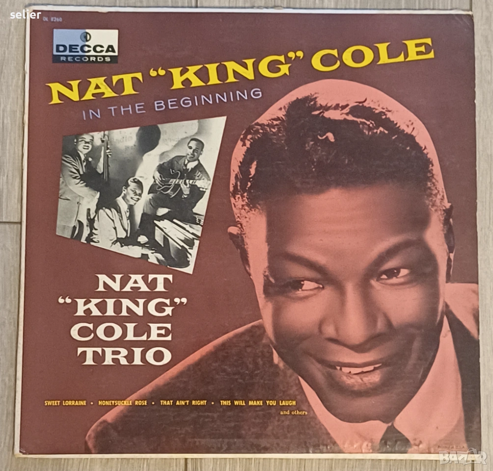 Nat 'King' Cole Trio – In The Beginning Издание 🇺🇸 USA 1956г PROMO издание Състояние на винила:VG+, снимка 1