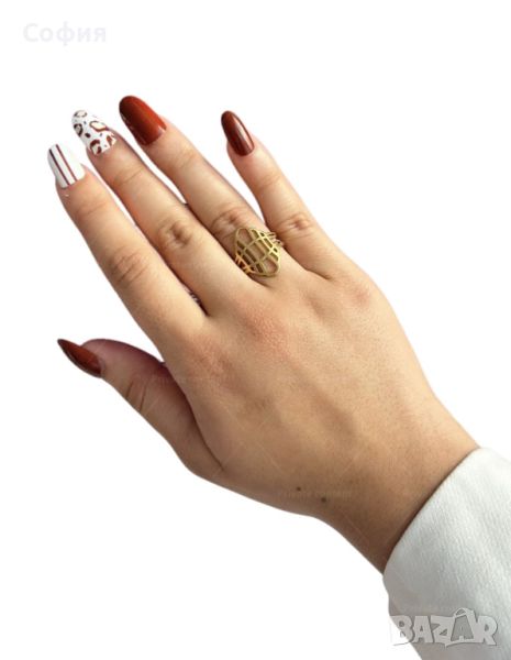 Дамски пръстен от неръждаема стомана (001) - 2 модела - 4 размера, снимка 1