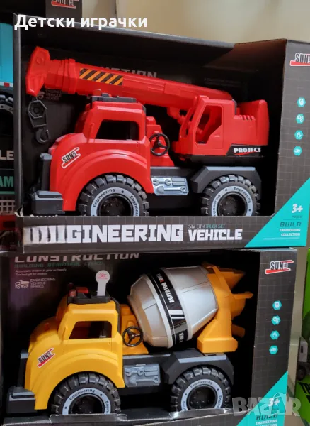 Камион с кран светлини и звуци , снимка 1