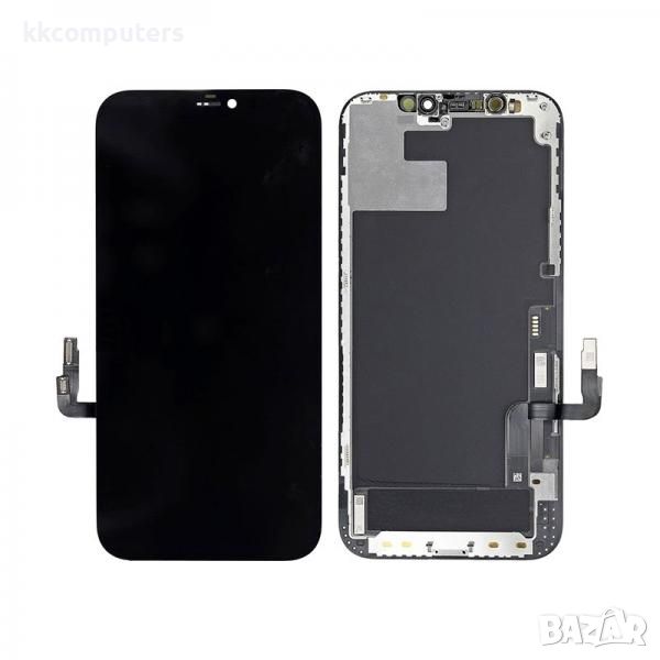 HQ OLED Съвместим LCD Дисплей за iPhone 12 / 12 Pro 6.1 + Тъч скрийн / Черен / Баркод : 483129, снимка 1