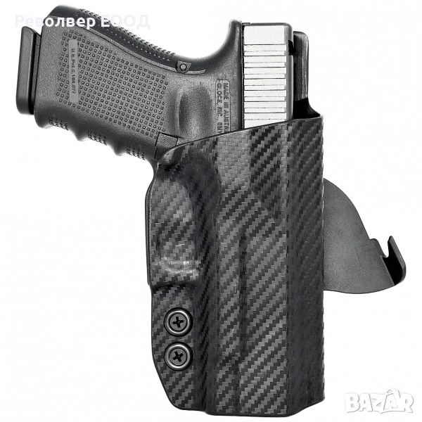 Кобур Rounded by CE - за Glock 19/19X/23/32/45, с въртяща мида, дясна ръка, снимка 1