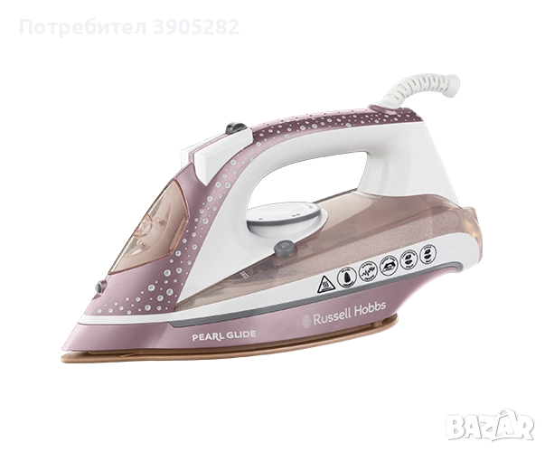 Парна ютия Russell Hobbs Pearl Glide Rose НОВА, снимка 1