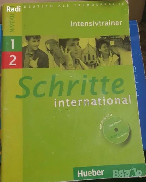 Тетрадка по немски език - Schritte International на издателство Hueber + диск, снимка 1