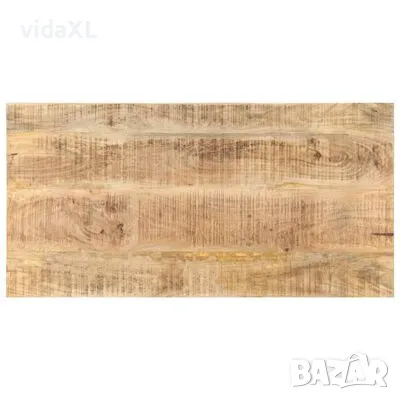 vidaXL Плот за маса, мангово дърво масив, 25-27 мм, 100x60 cм(SKU:286024), снимка 1