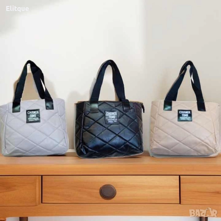 Уникално практична и стилна дамска чанта / Широчина - 37см, Височина - 39см, снимка 1