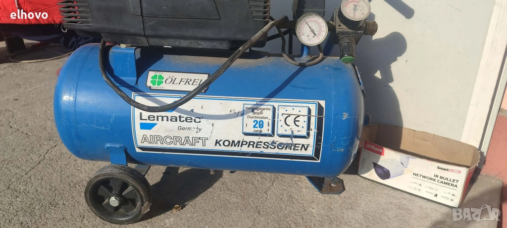 Компресор за въздух Lematec 24l, снимка 1