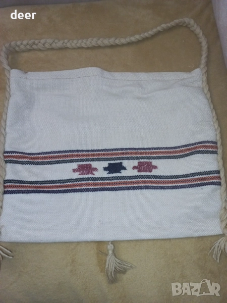 Ръчно тъкана вълнена торба, снимка 1