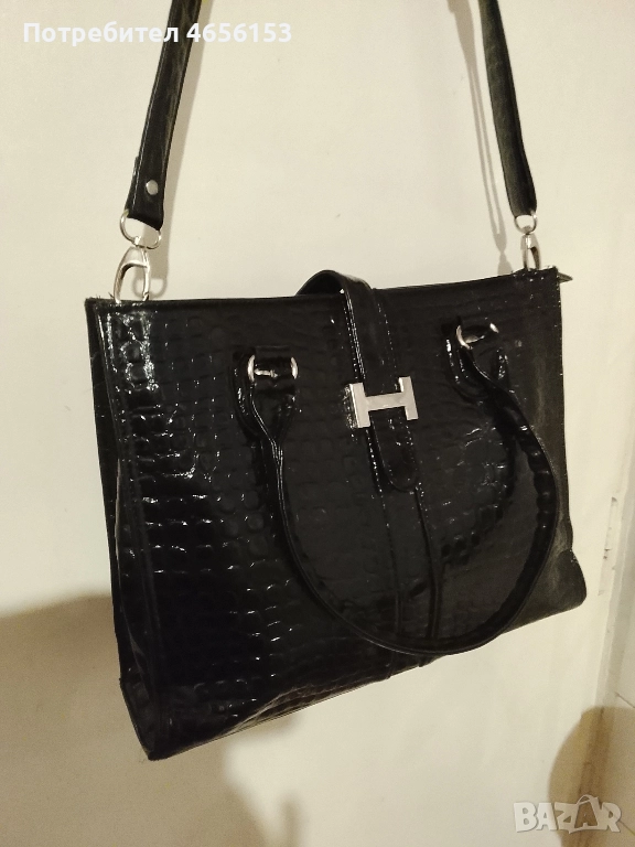 ДАМСКА ЧЕРНА ЧАНТА , снимка 1