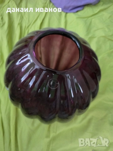 лилава ваза, снимка 1