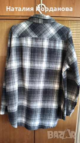 Дамска риза в каре, снимка 2 - Ризи - 52086236