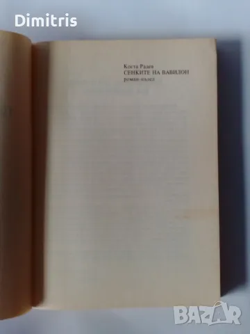 Сенките на Вавилон, снимка 4 - Художествена литература - 46897533