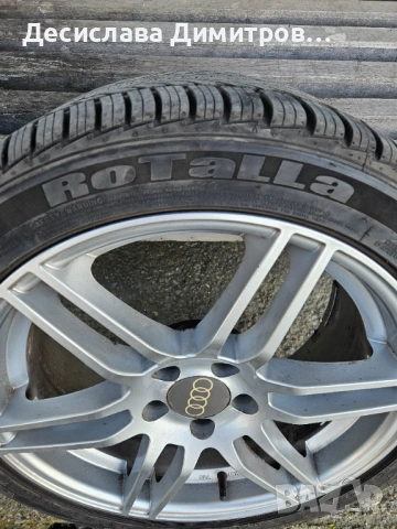 4 бр. лети джанти за АУДИ 18 ски 5/112  8j ет 35  66.5, снимка 6 - Гуми и джанти - 53539402
