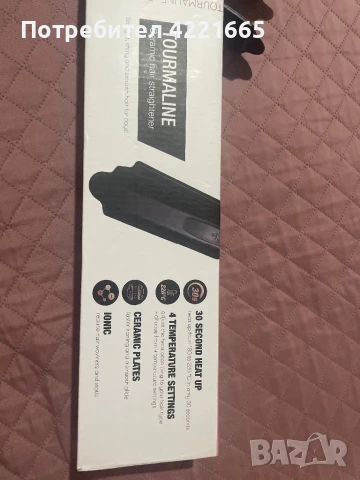 Преса за коса tourmaline, снимка 1