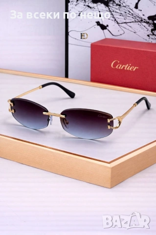 Cartier Слънчеви Очила С UV Защита С Подарък🎁Калъф И Кутия - Различни Цветове Код SK1161, снимка 2 - Слънчеви и диоптрични очила - 53968801