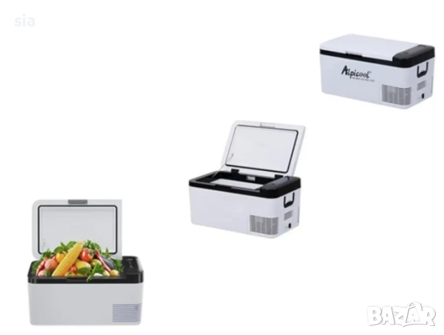 Хладилник за каравани, кемпер, автомобил с фризер, компресорен, 12-24-220V, 18 литра, снимка 4 - Хладилни чанти - 49175674
