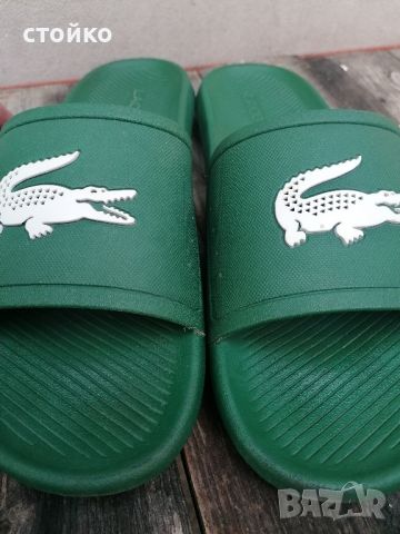 чехли Lacoste Made in Italy 45, снимка 3 - Мъжки чехли - 46663157