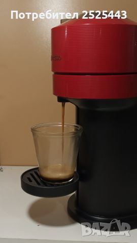 Кафемашина - Vertuo Next - Nespresso - червена, снимка 11 - Кафемашини - 46242951