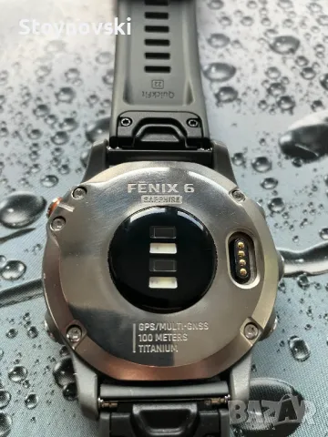 Garmin Fenix 6 Sapphire - Titanium , снимка 3 - Смарт часовници - 48920319