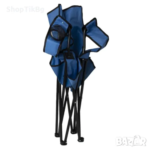 Сгъваем къмпинг стол Muhler с подлакътник с място за чаша, снимка 2 - Къмпинг мебели - 49921655