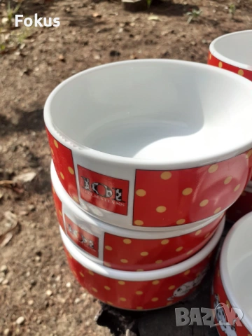 Детски българси порцелан порцелан купички далматинци, снимка 2 - Антикварни и старинни предмети - 53294746