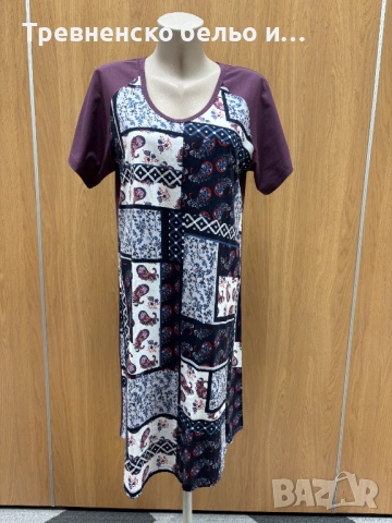 Лятна дамска нощница 100% памук