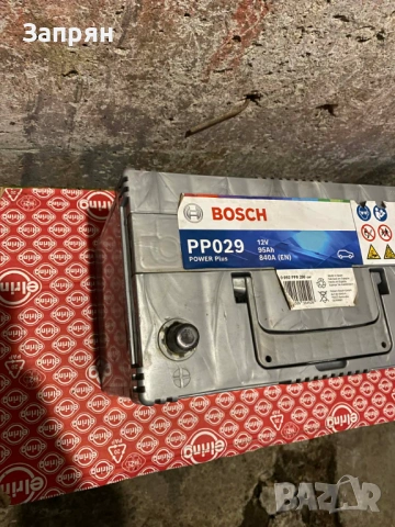 Почти нов акумулатор Bosch/Бош PP029 95 амп/ч L+ Азиатка с гаранция, снимка 2 - Аксесоари и консумативи - 53207389
