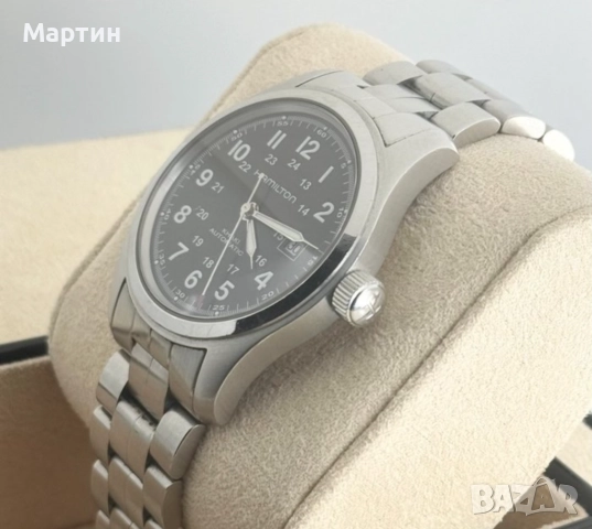 Автоматичен часовник ХАМИЛТЪН - HAMILTON KHAKI FIELD 42MM H70515137, снимка 7 - Мъжки - 52398430