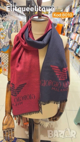 кашмирен шал emporio armani , снимка 4 - Шалове - 52415826