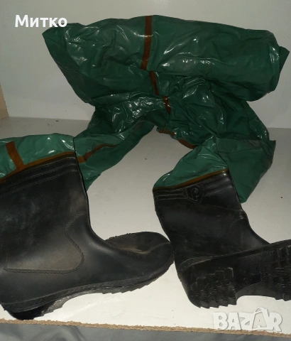 Водоустойчив панталон тип гащеризон с ботуши 42 номер, снимка 12 - Екипировка - 53089546