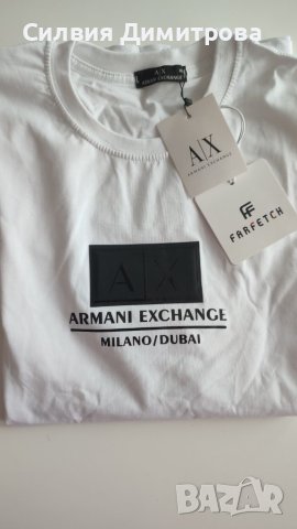 Мъжка тениска Armani XL, снимка 3 - Тениски - 46417301