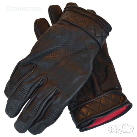 Кожени ръкавици за мотор, снимка 7 - Аксесоари и консумативи - 53770396