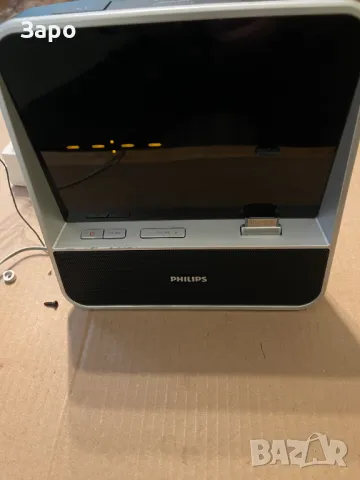 Радио, часовник, док станция Philips AJ5350D с проблем, снимка 1 - Аудиосистеми - 48739042