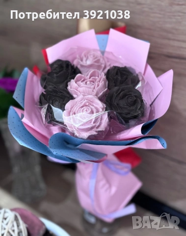 Шоколадови букети, снимка 9 - Подаръци за жени - 53502342