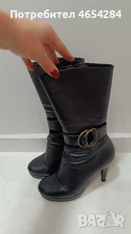Боти и ботуши естествена кожа MARTINI, снимка 3 - Дамски боти - 52452443