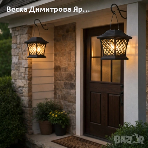 Многофункционална градинска соларна лампа XF-1012А - осветление и защита от насекоми, снимка 6 - Соларни лампи - 53786465