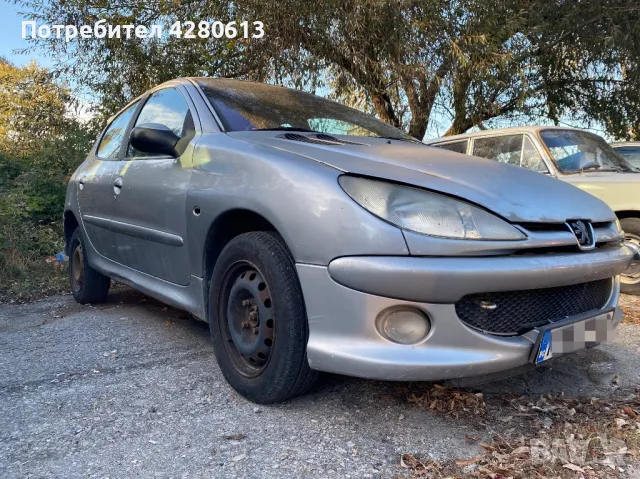 Peugeot 206, 1.9d, 68 к.с., снимка 5 - Автомобили и джипове - 47737989