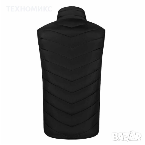 Електрически отопляем елек , 9 зони , Usb захранване,черен, снимка 5 - Елеци - 52259666