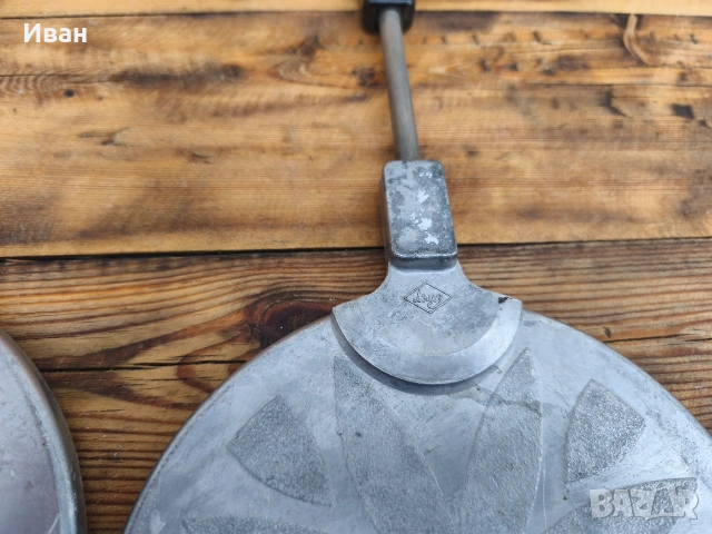 Руска плоча за гофрети / преса за сладки , снимка 11 - Антикварни и старинни предмети - 53697140