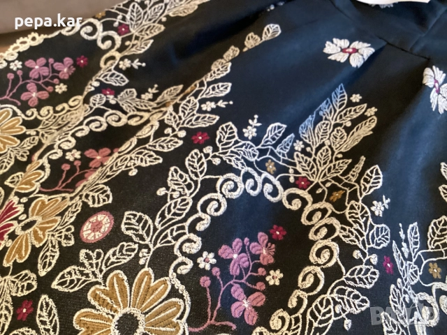 Уникална рокля с дълъг ръкав,,Баронеса”. 146 за 11 г, снимка 12 - Детски рокли и поли - 52635133