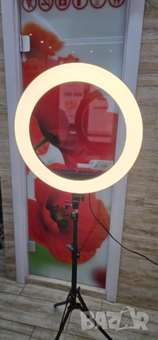 ЛЕД ринг лампа 21 инча, снимка 2 - Лед осветление - 53886611