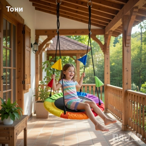 Люлка "Щъркелово гнездо" — здрава, удобна и подходяща за деца и възрастни до 150 кг
