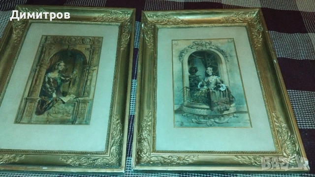 Стари френски антикварни картини