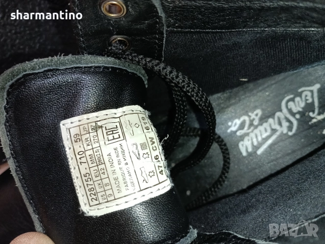 Levi Strauss кожени N 42 - 35 лв, снимка 10 - Ежедневни обувки - 52748877