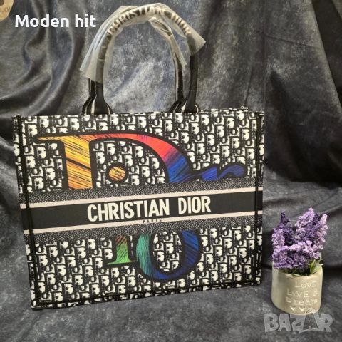 Дамска чанта тип торба Christian Dior - Налични различни цветове, снимка 3 - Чанти - 46070088