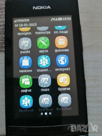 Телефон NOKIA ASHA 306, снимка 4 - Nokia - 53587910