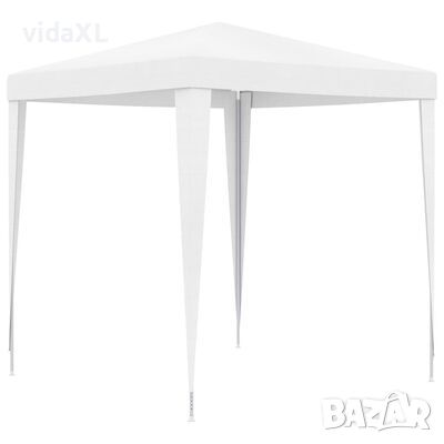 vidaXL Парти шатра, 2x2 м, бяла(SKU:48496, снимка 1 - Градински мебели, декорация  - 45619319