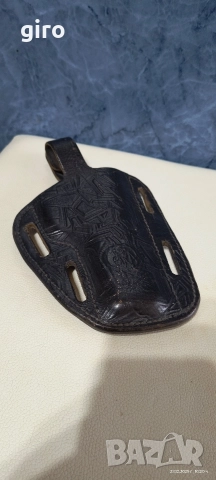 Кобур от естествена кожа за голям размер пистолет , снимка 3 - Оборудване и аксесоари за оръжия - 52885396