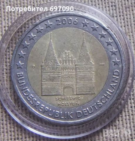 Германия - 2 ев. 2006 D, снимка 1 - Нумизматика и бонистика - 46659168